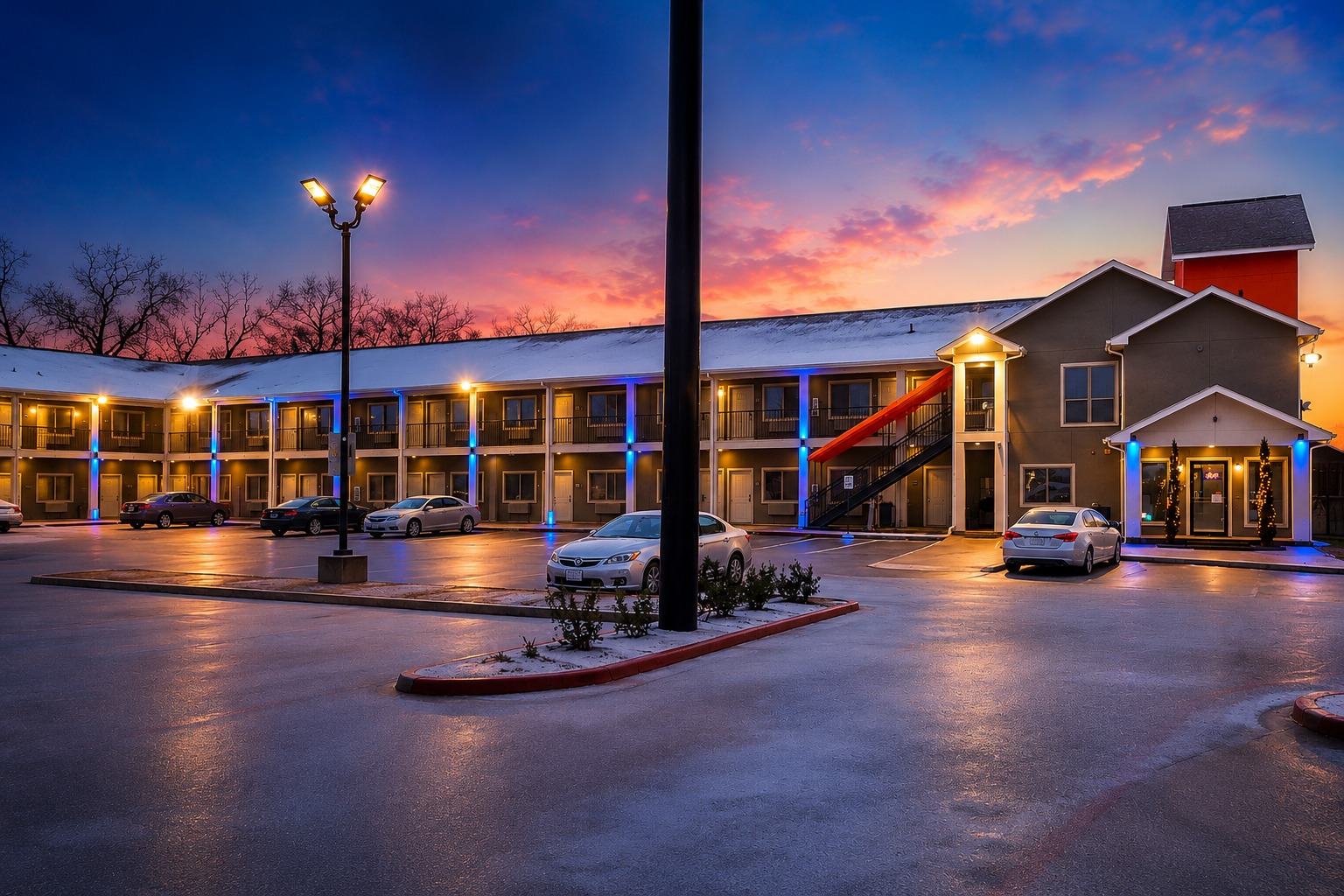 Buzen Suites 2030 exterior in Dallas, Texas