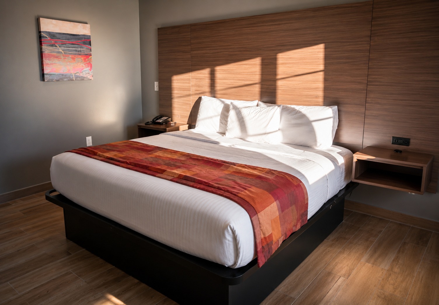 Accessible King room at Buzen Suites 2030