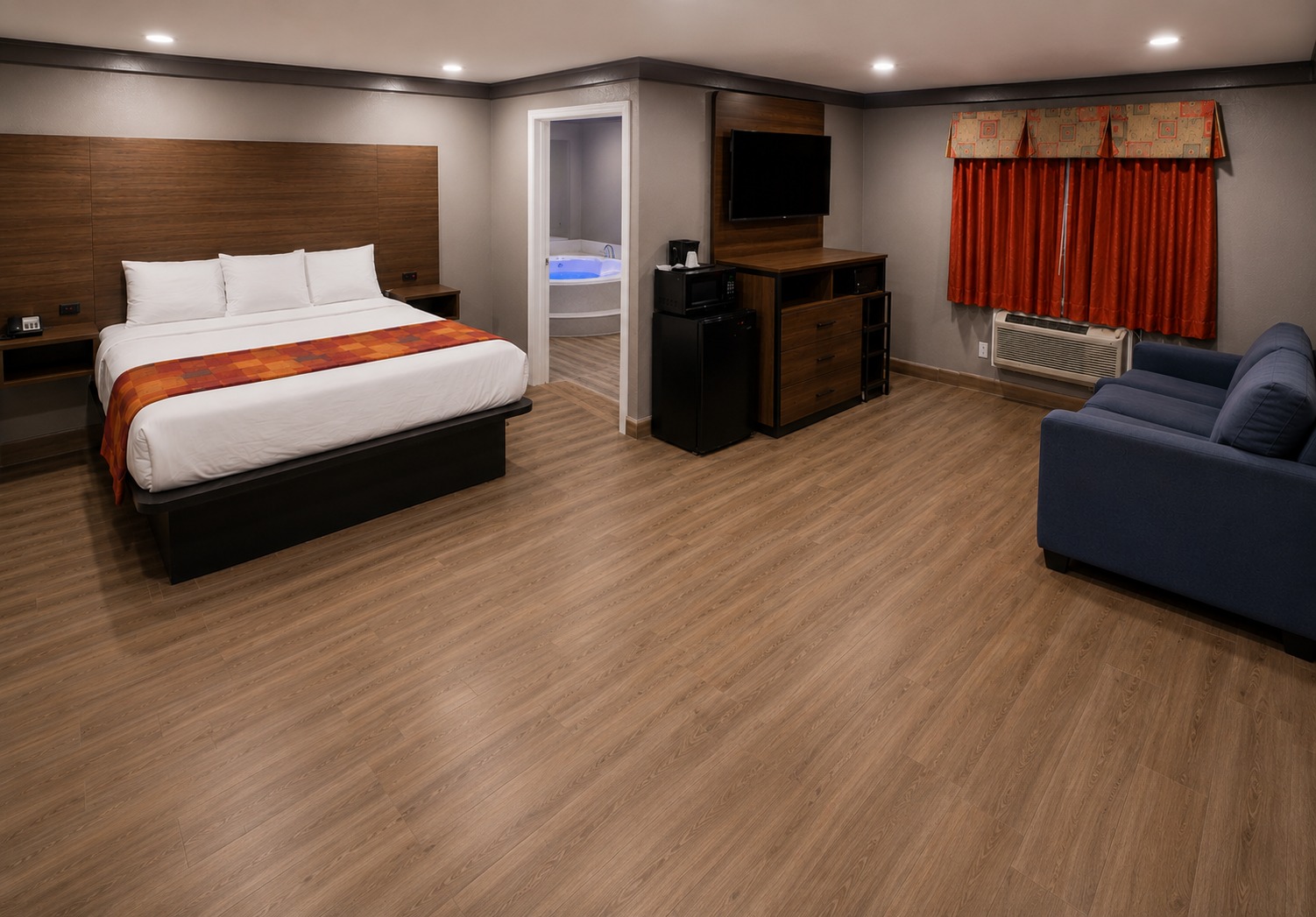 Jacuzzi hot tub suite at Buzen Suites 2030
