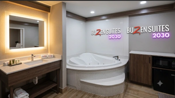 Buzen Suites 2030 hotel amenities in Dallas